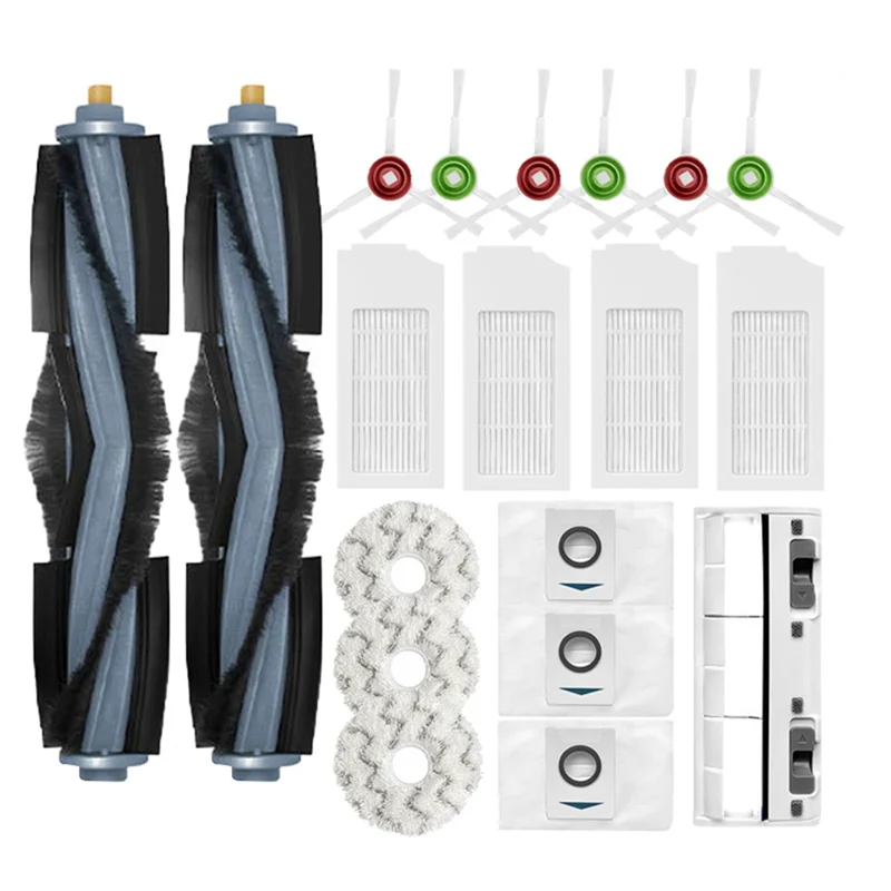 

【RABATT】Main Side Brush Cover Hepa Filter Dust Bag Box For Ecovacs Debot X1 Turbo Omni Robotic Vacumm Cleaner Accessories Part