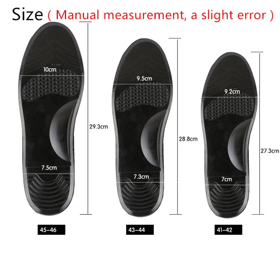 Silicone PU Sandwich Mesh Memory Shock Absorber Insole Ultra-comfortable Soft Protective Foot Breathable Massage  Arch Support