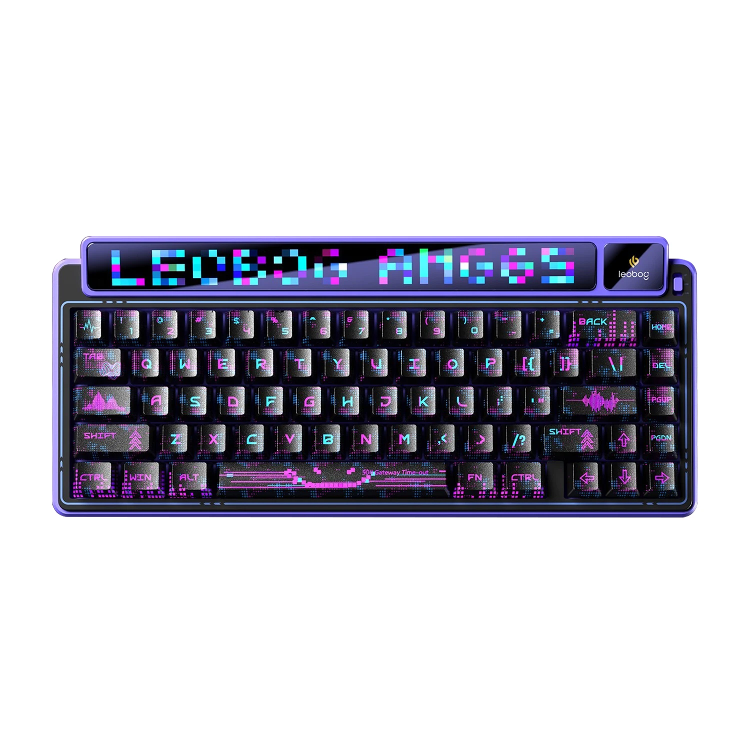 

LEOBOG AMG65 Mechanical Gaming Keyboard Wireless Tri-mode With Smart Dual Screen Gasket Structure Hot-swap Keyboard Custom