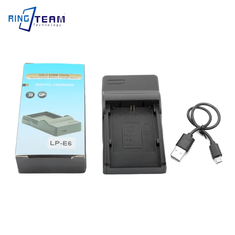 10 teile/lose LP-E6 LP-E6N batterie usb ladegerät für canon eos 6d 7d 5d mark ii iii iv 5d 60d 60da 70d 80d 90d 5d r5 r6 xc10 xc15