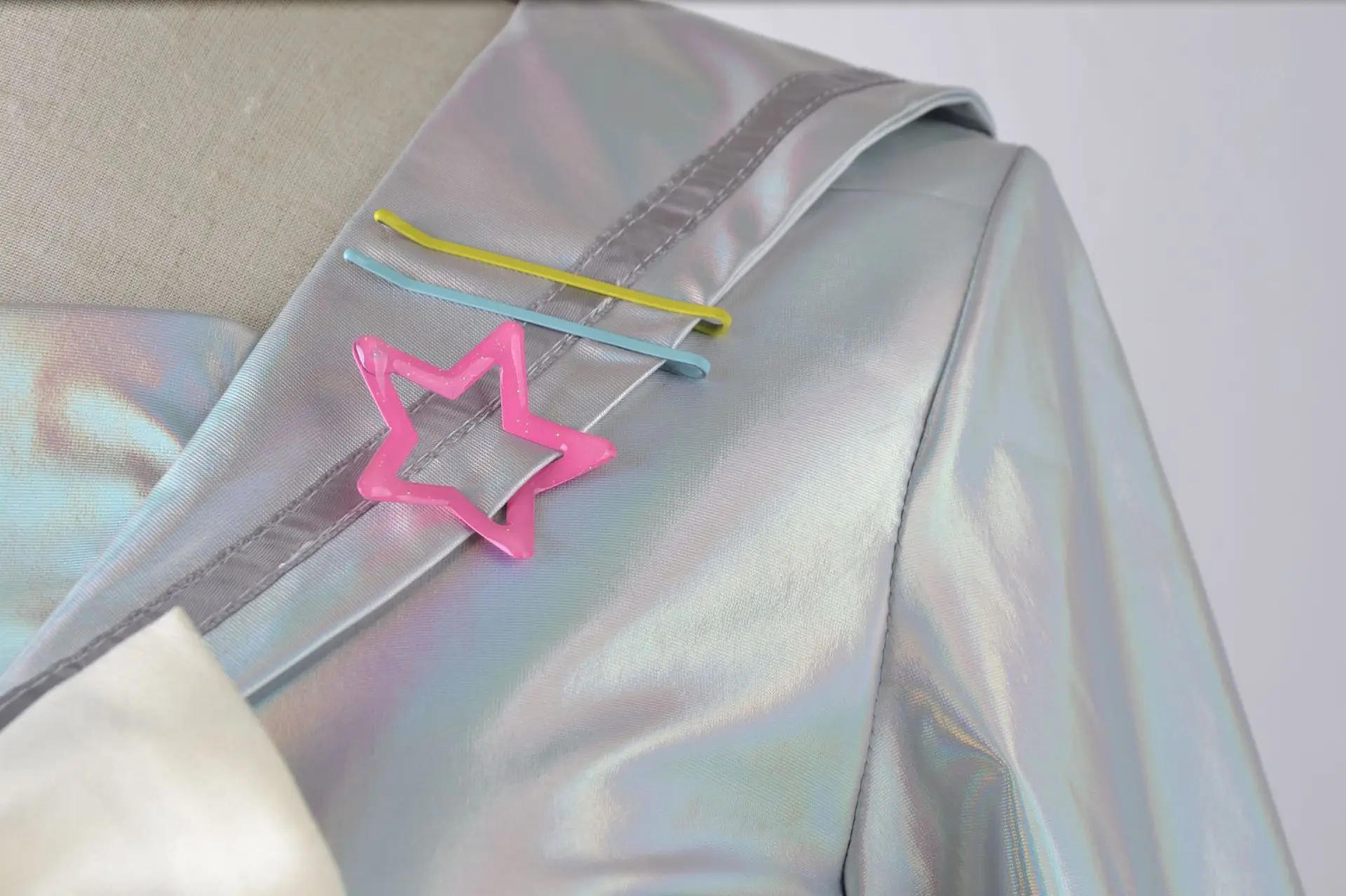 Game NEEDY GIRL OVERDOSE KAngel Cosplay Costume Full Set of Clothing Sailor Suit Jk Uniform Laser Color Skirts Ribbon Wig - view 4