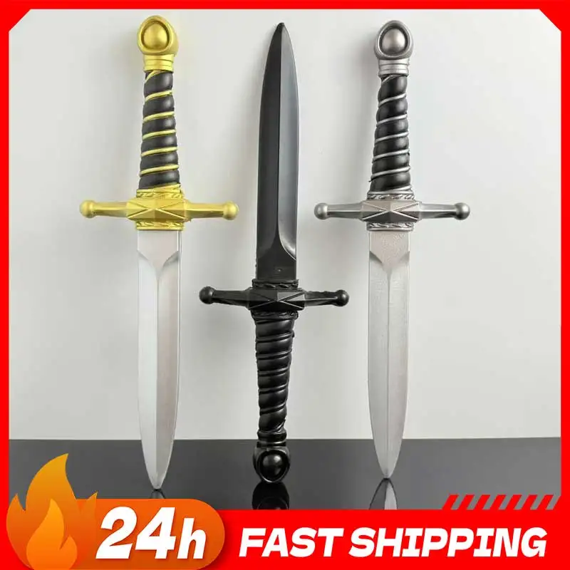 3가지 스타일 PU 나이프 코스프레 소품 서양식 짧은 폼 소드 수집용 게임 주변기기 야외 훈련용 나이프 안전 PU 소드 장난감