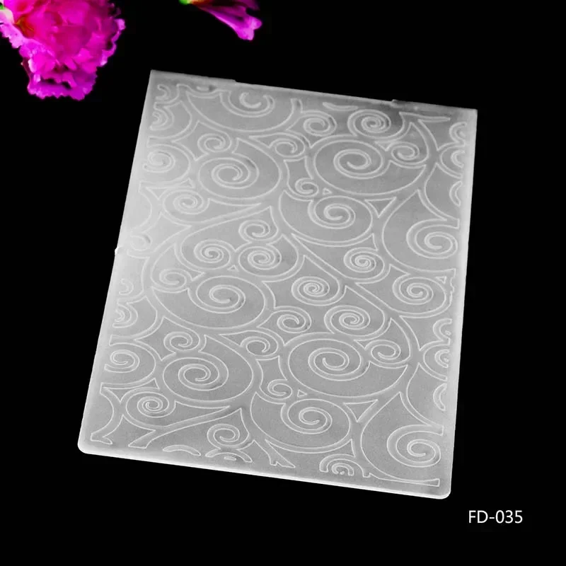 Embossing Folder Transparent Plastic Plates Design for Diy Greeting Card Handmade Paper Diary Decoration Scrapbooking Stamps