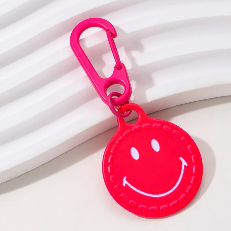 Classic Colorful Smile Face Enamel Keychain Lovely Key Ring For Women Men Good Gift Bag Decoration Handmade Jewelry Set