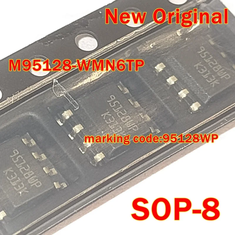 

1pcs to 100pcs M95128-WMN6TP SOP-8 New Original marking code:95128WP 128 Kbit serial SPI bus EEPROM with high speed clock