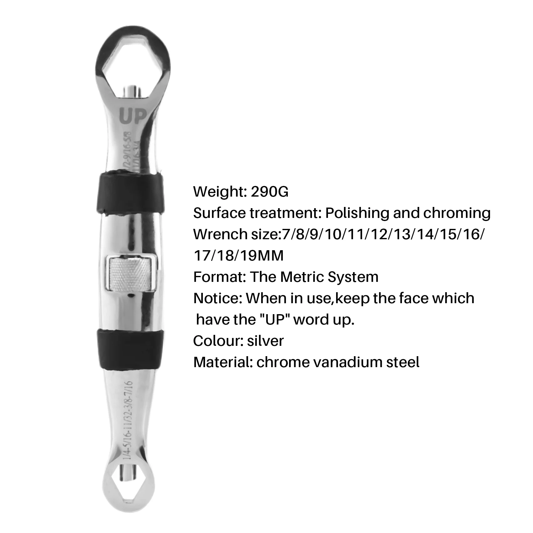 

Многофункциональный гибкий ключ 23-в-1 / Регулируемый гаечный ключ 7-19 мм - AA26