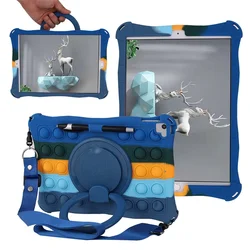 For iPad 10.9 10th 10.2 9th 8th 7th Generation Case Kids Tablet Cover for iPad Air 1 2 3 4 5 Pro 11 2022 2024 9.7 2017 2018 Case