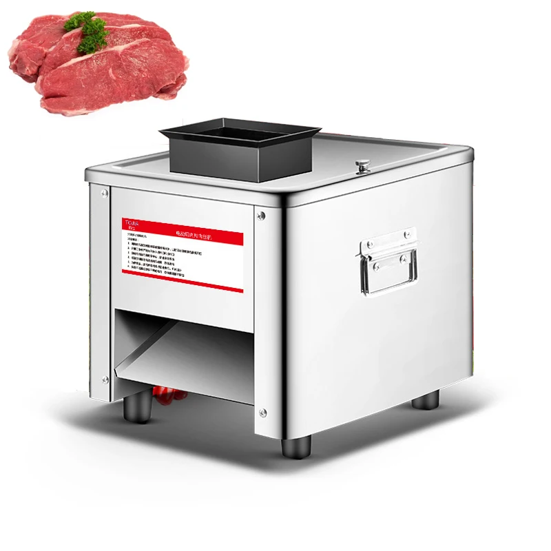 

Commercial Electric Meat Cutter Slicer Stainless Steel Vegetable Cutting Machine Automatic Minced Meat Mincer