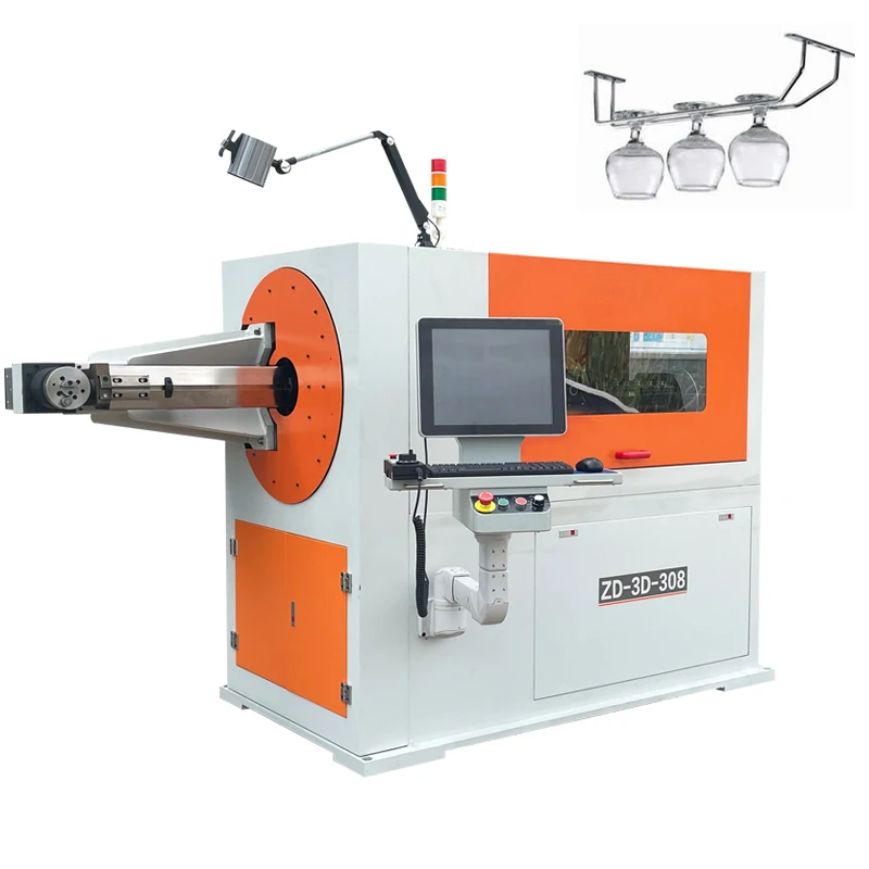 CNC Automatic 5 Axis 3D Wire Bending Machine Wire Bender Factory