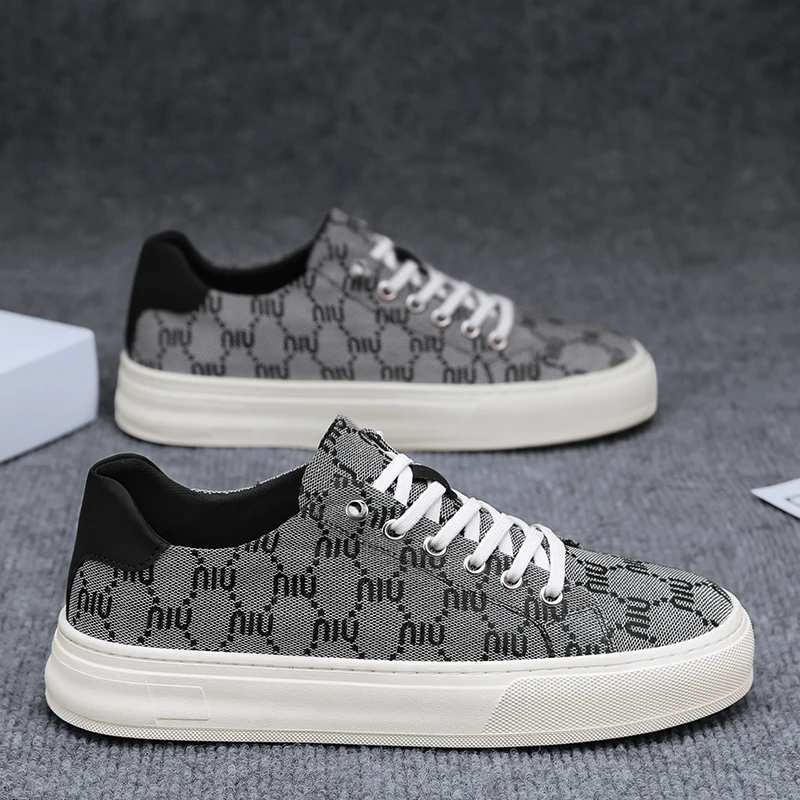 

Холщовая обувь, новая весенняя мужская обувь, повседневные студенческие туфли на плоской подошве, модная и универсальная мужская обувь, мужская обувь