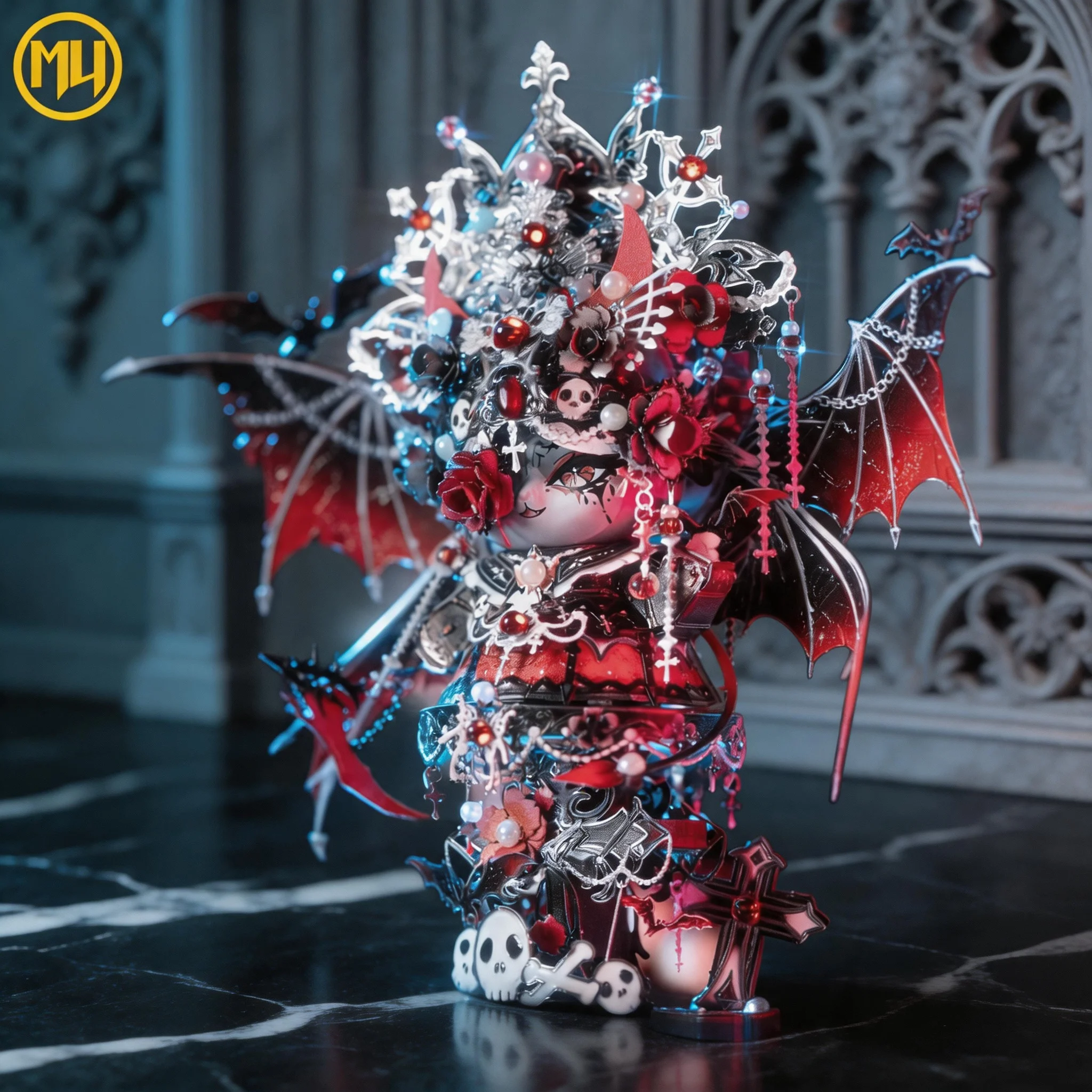 ARTYIMO Angel Devil 3D Metal Puzzle Model DIY Assembly Christmas