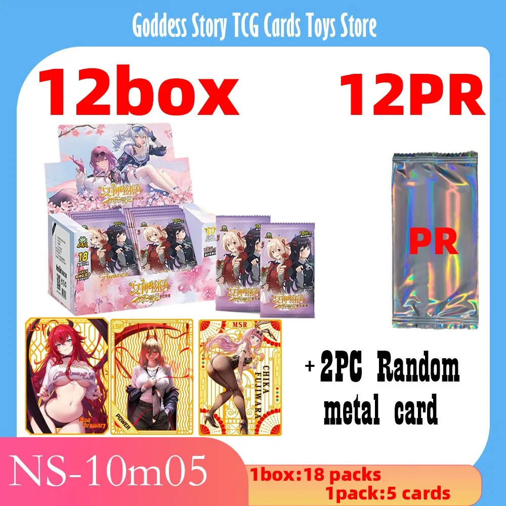 

Wholesale 12boxes Goddesss Story Ns-10m05 Collection Card Swimsuit Bikini Feast Booster Box Doujin Toys And Hobbies Gift