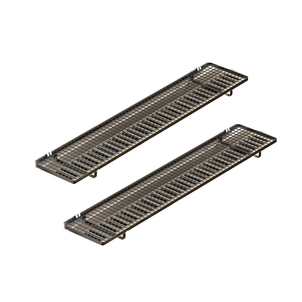 2pcs Radiator Tops Storage Rack Decorative Radiator Shelf Space-Saving Hooks For Easy Clothes Shoes Drying 45*15*3cm