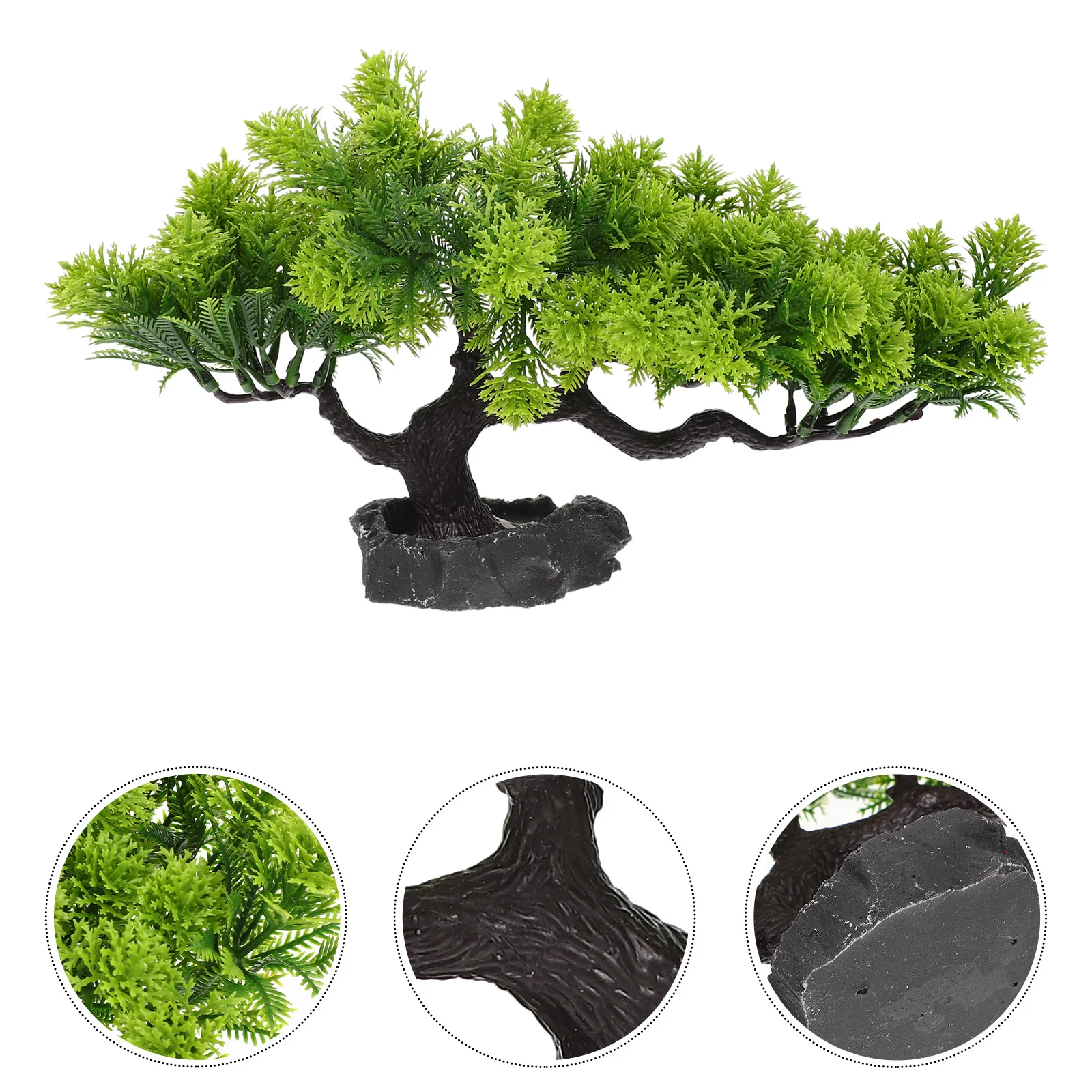 

Sashimi Decoration Artificial Plants Faux Indoor Fish Tank Decorations Fake Sushi Dish Tree