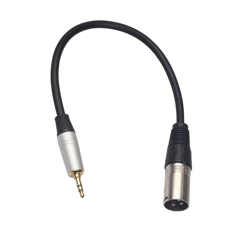 3.5Mm Stereo Jack Plug Audio Cable 3.5Mm Stereo Jack Plug To 3 Pin XLR Male Microphone Audio Cable Cord Adapter 0.