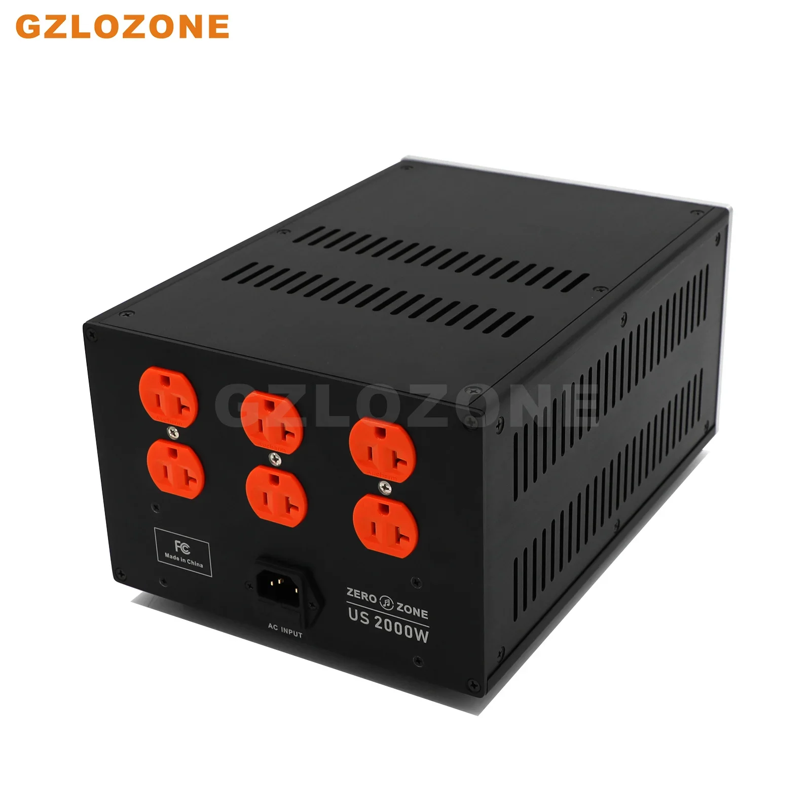 NEW US2000 US Socket HIFI 2000VA Toroidal Balanced Isolation Transformer 2000W AC Power Supply Processor