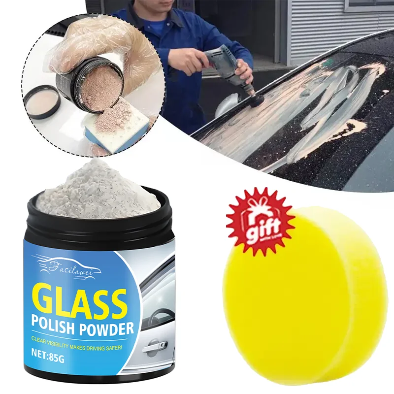 Premium Cerium Oxide (85g): Glass Polishing Powder, Car/RV Scratch Remover, Vehicle Detailing, Mirror Shine, Easy Use