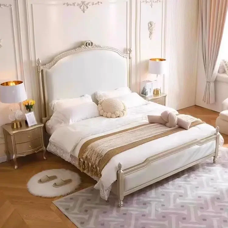 Modern Simple Bed for Bedroom High Quality Easy to Use Anti-Tip Design Reliable Performance Adjustable Feet Easy Installation
