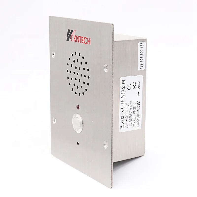Simple Installation KNZD-11 Corded Telephone One-Button Intercom for Elevator Emergency Enhanced Visibility