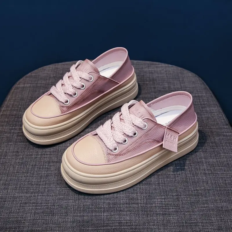 2025 New Women Sneakers Platform Walking Shoes Women Fashion Lace Up Running Shoes High Quality Comfortable Women Running Shoes - Image 7
