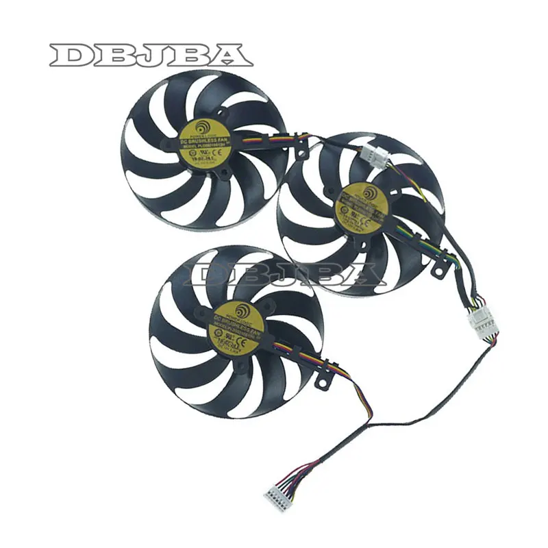 3PCS/group PLD09210S12H graphics Fan For ASUS ROG STRIX RX5600XT O6G GAMING