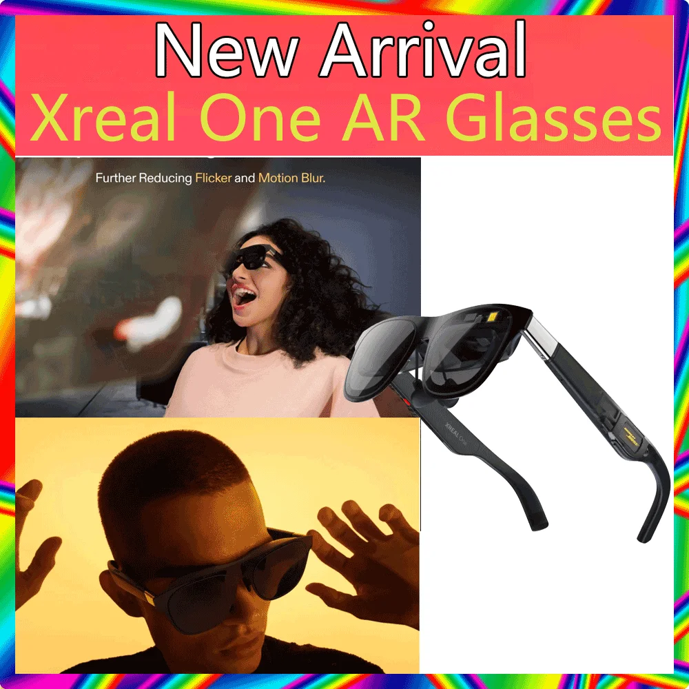 نظارات Xreal One AR الذكية 3840X1080 Native 3DoF X1 Chip 50 °   نظارات FOV بزاوية عرض كبيرة جدًا غير ترجمة جديدة