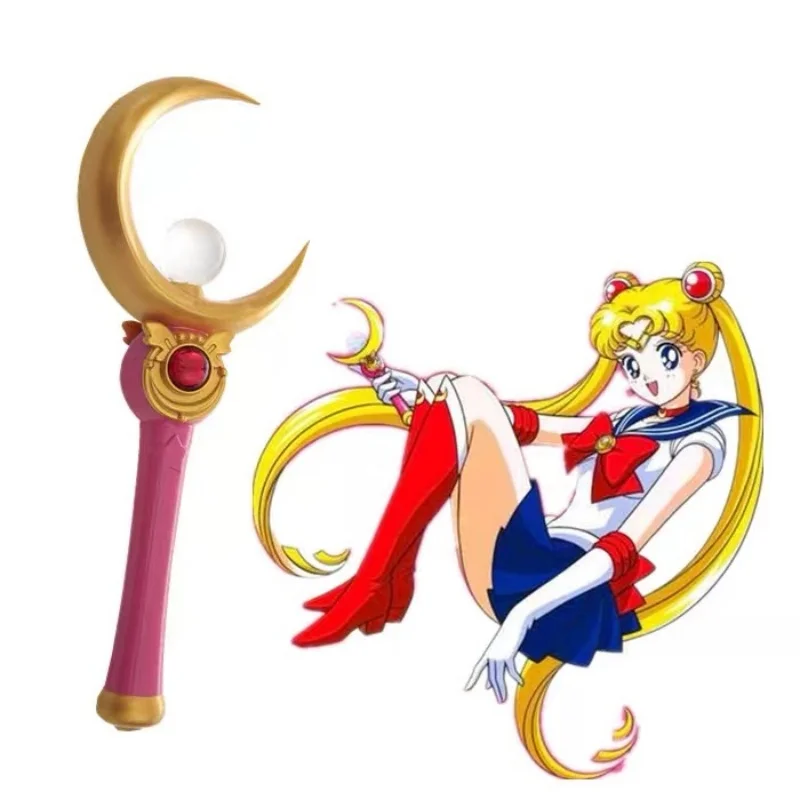 

Аниме Косплей Сейлор Мун Усаги Цукино Мун Палочка Кристалл Реквизит Костюм Хэллоуин Вечеринка Комикс Дети Взрослые Женщины # цвет: Золото, размер