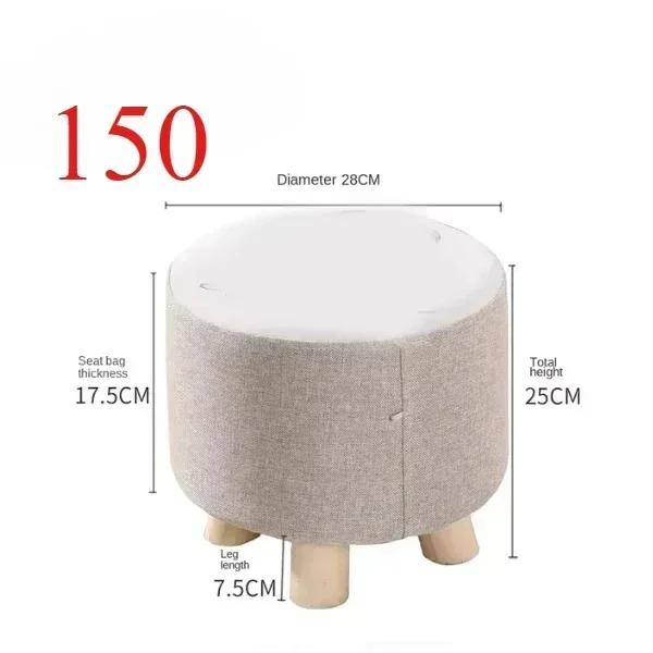 

919Lounge men's Stool Ottomans Thickened Plastic Retractable Stool