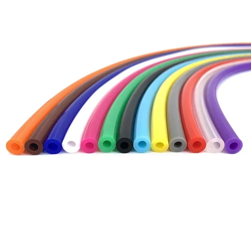 OD 8mmxID 6mm Colorful Food Grade Non-toxic Silicone Tube Non-toxic Silicone Drink Tubing Rubber Hose Water Connector Plumbing