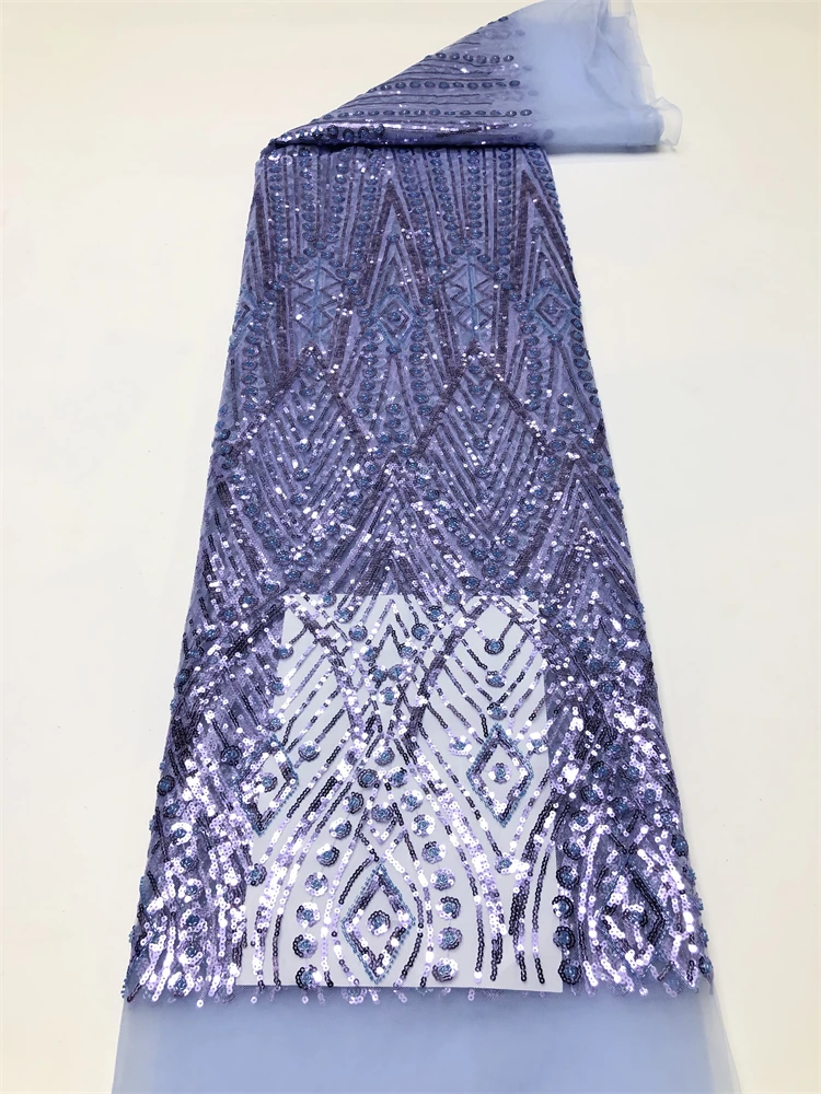 نسيج الدانتيل الأفريقي 2025 الترتر مطرز التطريز العريس النيجيري الزفاف عالية الجودة الفرنسية تول أقمشة الدانتيل لحفل الزفاف