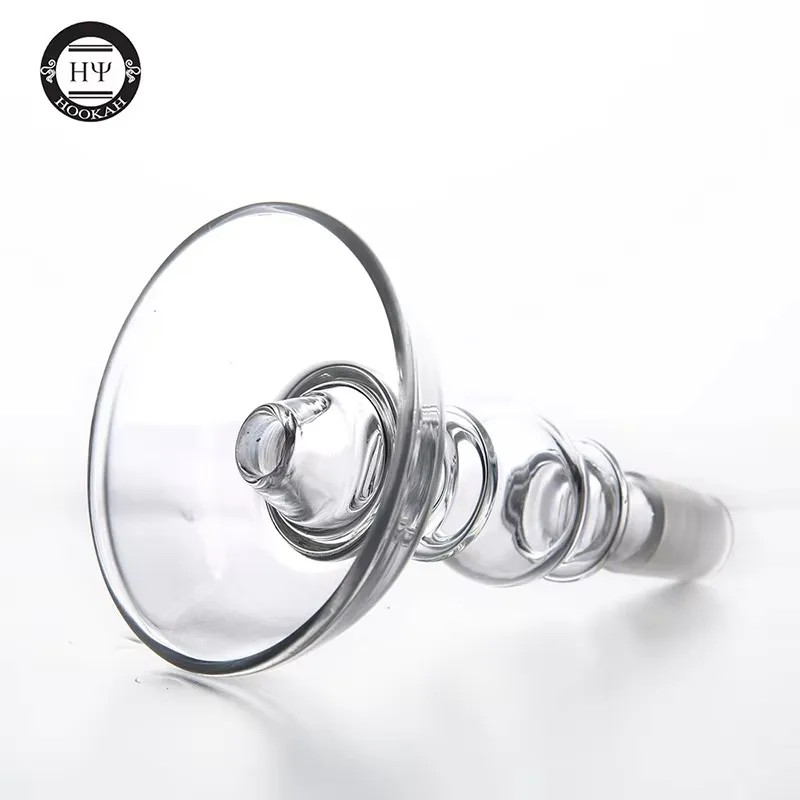 Handmade Universal Heat Resistant Glass Bowl for Shisha Hookah 18.8mm Male Joint Chicha Head Accessory Efficient Heat Management view 4