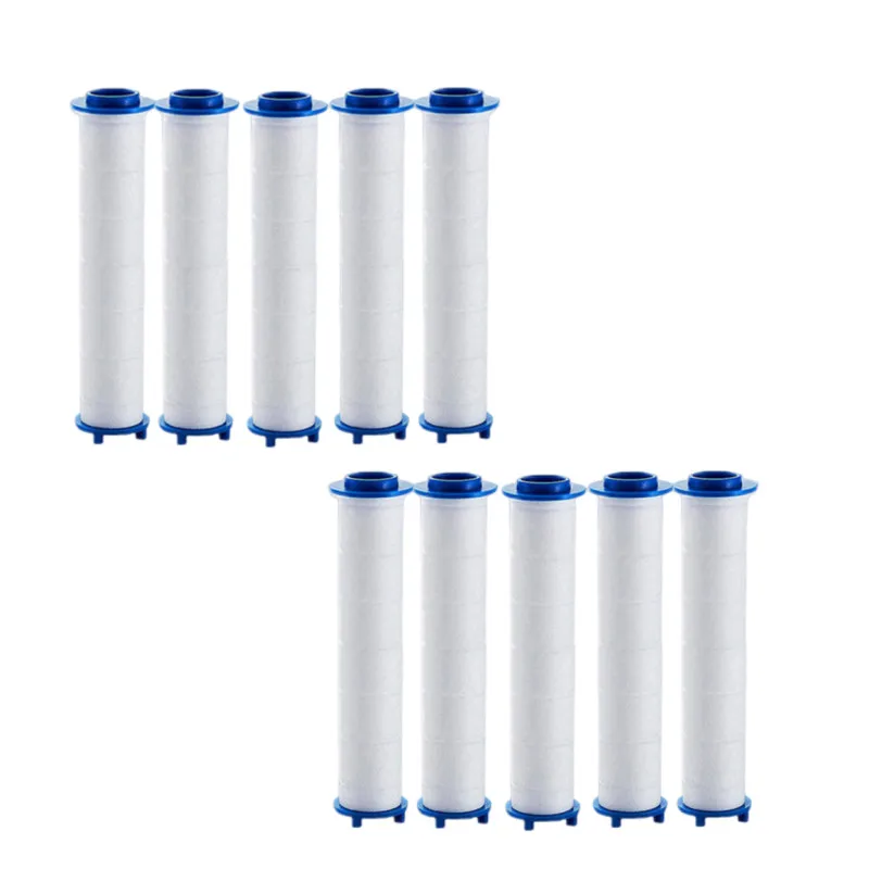 10Pcs Replacement Shower Filter for Held Showerhead - High Output Shower Water Filter to Remove Chlorine Fluoride and Hard Water
