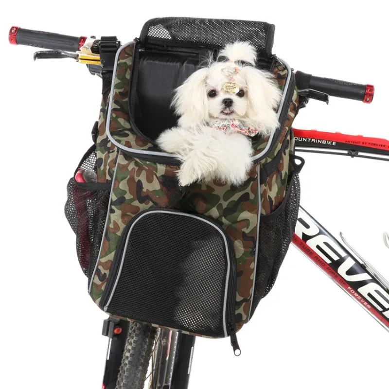 

Pet Car Travel Mat Dog Bike Double Shoulder Dog Pet Detachable Portable Dog Bag
