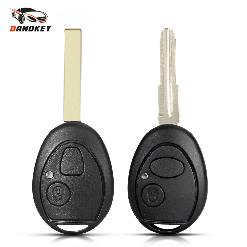 Dandkey 2 Buttons Replacement Remote Car Key Fob Case Shell for Land Rover MG BMW MINI ONE COOPER S R50 R53 Rover R50 ZT ZR 75