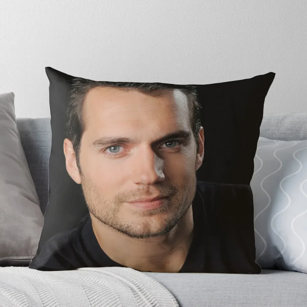 Henry Cavill Throw Pillow luxury sofa pillows Christmas Covers For Cushions Christmas Pillow