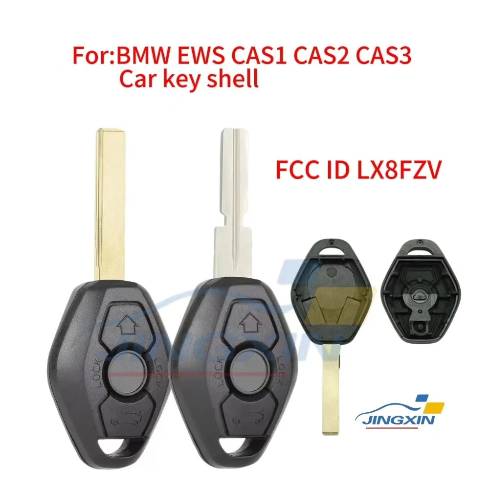 

JINGXIN For BMW Smart Prox Remote Emergency Insert Car Key Uncut HU92/HU58 Track Key blank blade Fits For FCCID LX8FZV key shell