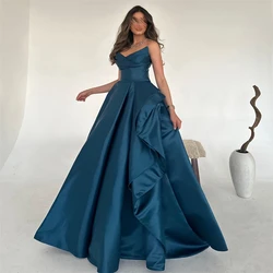 Customizeds Draped Formal Evening A-line Strapless Bespoke Occasion Dress Floor-Length