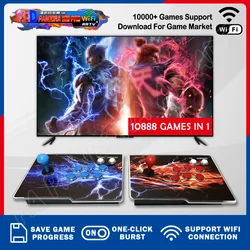 10888 Pandora EX Arcade Box Machine 18S Pro 3D Wi-Fi Многопользовательский джойстик 6 кнопок Ретро аркадная консоль 4 игрока