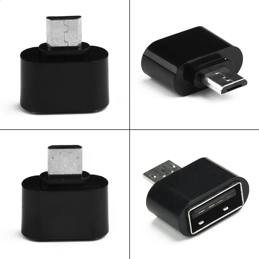 USB 2.0  For Android OTG  V8 Male To USB-A Type-A Female Adapter Converter Cell Phone Hardware Cables Accessories