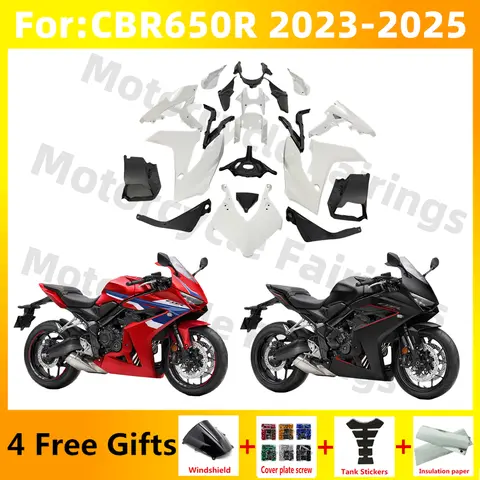 혼다 CBR650R 650R CBR650 2024 2025 24 25 차체 바디 전체 페어링 키트 zxmt에 맞는 새로운 ABS 오토바이 전체 페어링 키트