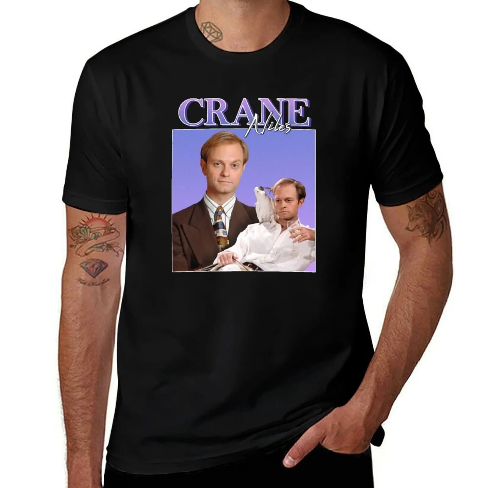 

Niles Crane Vintage/Retro Design T-Shirt Simple Print Design T-Shirt