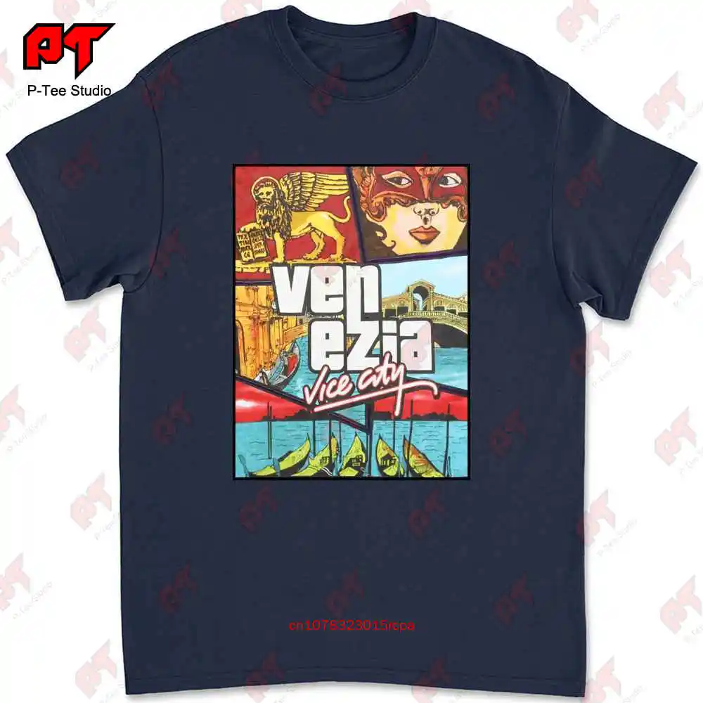 Grand Theft Auto Parody Gta Venice Vice City T-shirt 73W4