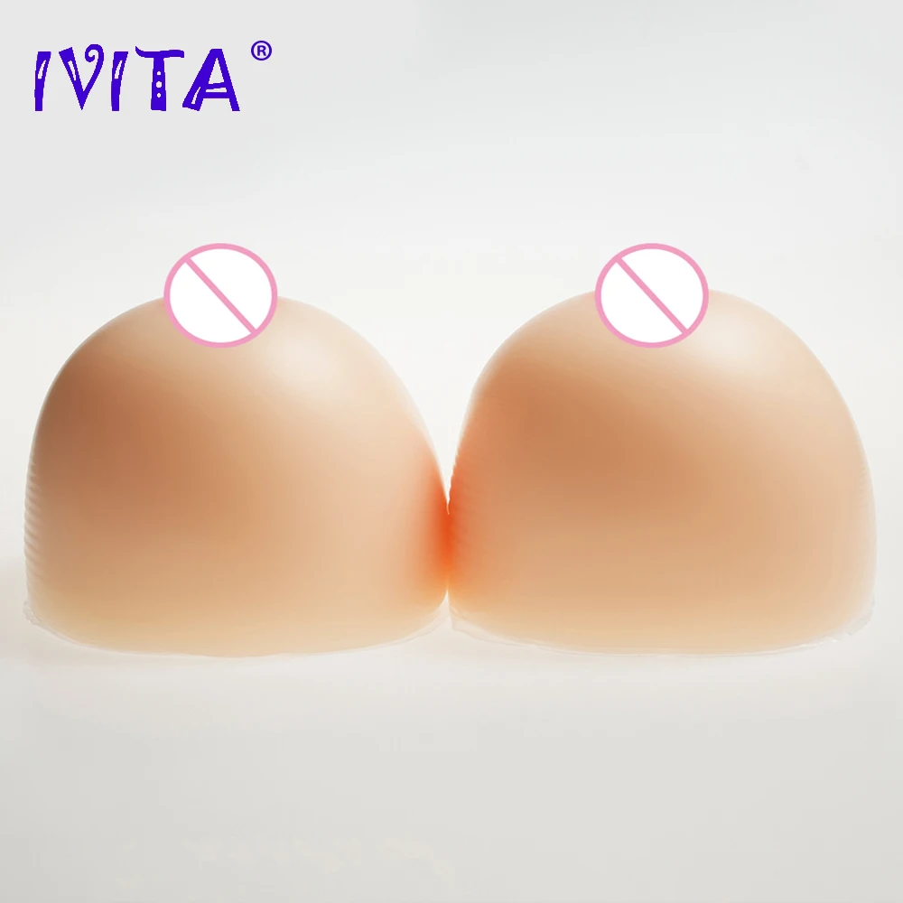 IVITA 10KG Silicone Breast Forms Huge Silicone False Breasts Fake Boobs For Crossdresser Transgender Shemale Drag Queen Enhancer