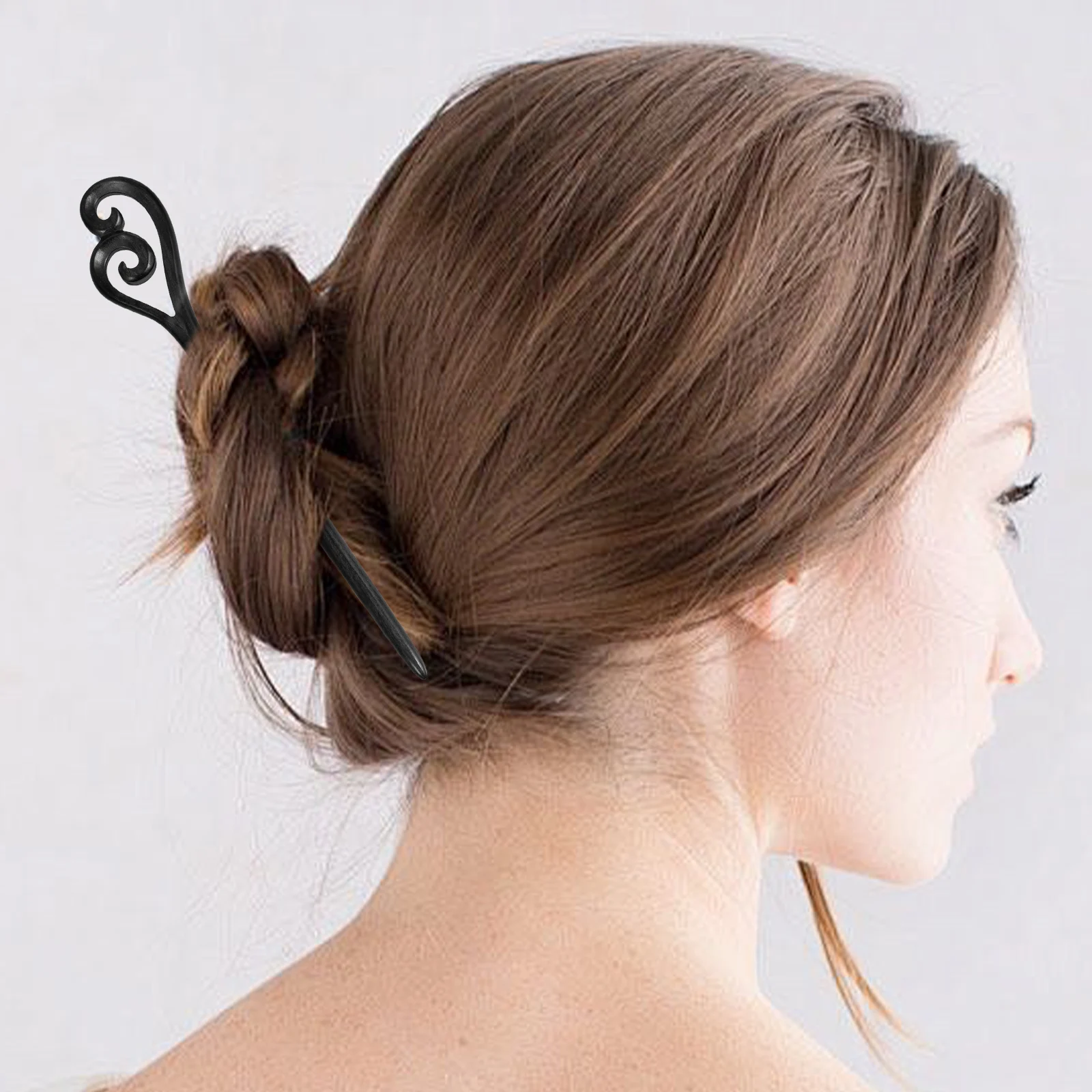 

Exquisite Vintage Hairpin for Women Bamboo Wood Hair Sticks Elegant Retro Chinese Style Durable Classic Clip Party Daily Wear