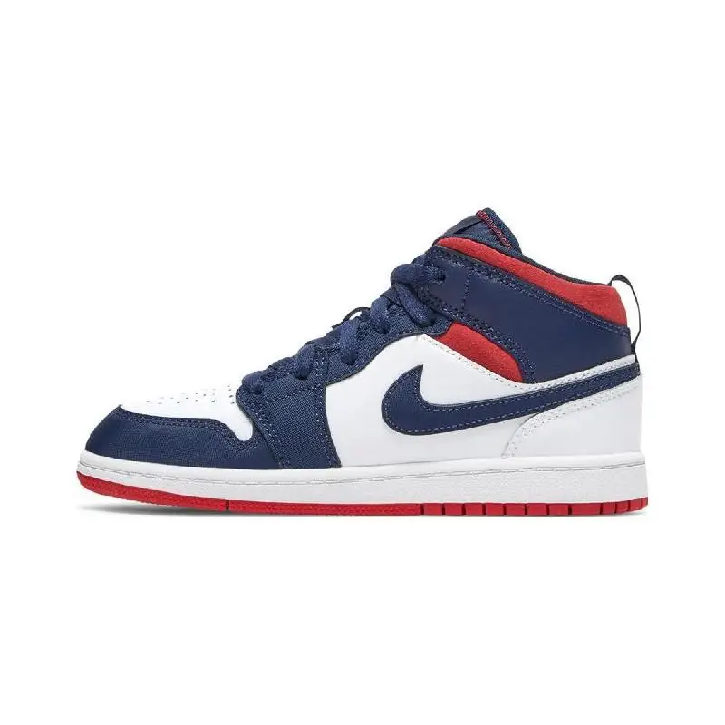 Nike Jordan 1 Mid SE PS Olympic Sneakers shoes BQ6932-104