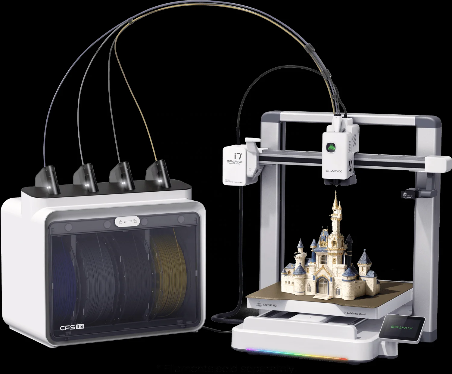 Creality SPARKX I7 Combo High-Speed AI 3D Printer Smartphone AI Photo-to-Print Multicolor CFS Support Automatic FDM 3D Printer