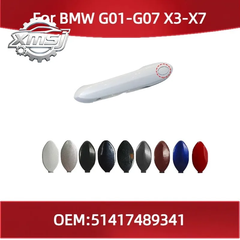 

51417489341 para BMW G01-G07 X3-X7 manija puerta Exterior coche cerradura tapa agujero llave cubierta negra piantada