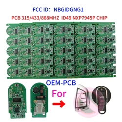 Jingxin-Clé à distance de voiture PCB pour BMW, remplacement Keyless Go, compatible avec les séries 1, 3, 5, 7, bronchbery X5, X6, X7, F, CAS4, CAS4 +, FEM 2011-2017, PCF7945