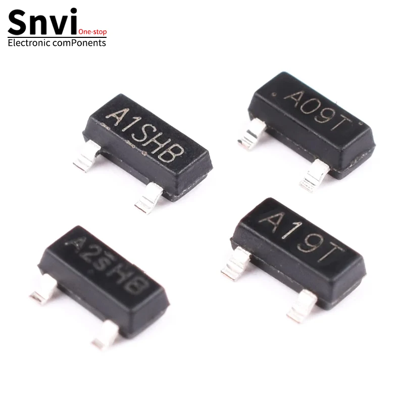 Snvi 20PCS AO3400 AO3401 SI2301 SI2302 SOT-23 A09T SOT new MOS FET transistor