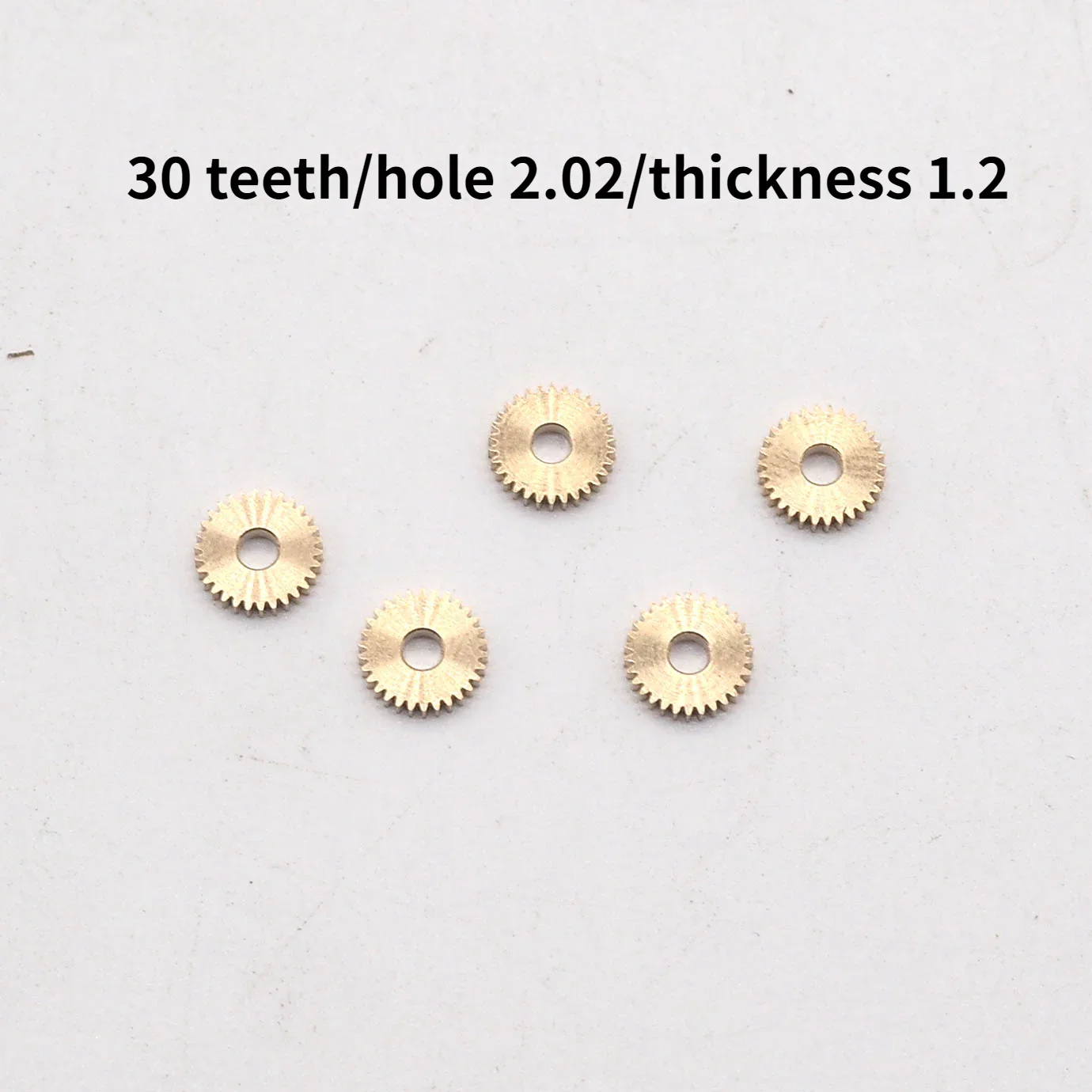 5PCS 0.2M 30T 39T 0.2 Mold 30 Teeth 39 Teeth Copper Gear Thickness 1.2 Outer Diameter 6.4 Mm